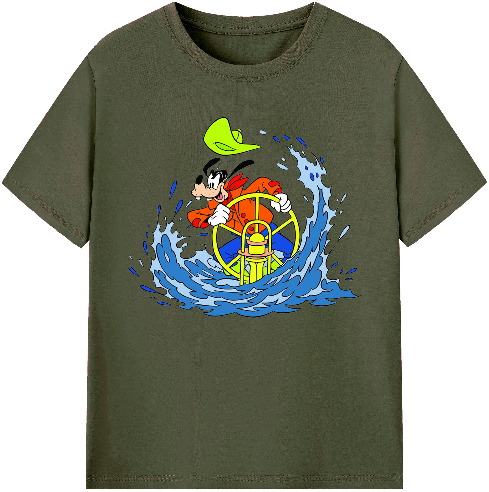 ミッキーマウス Mickey Mouse 綿100％ メンズ半袖Tシャツ｜肌触りやわらか＆通気性